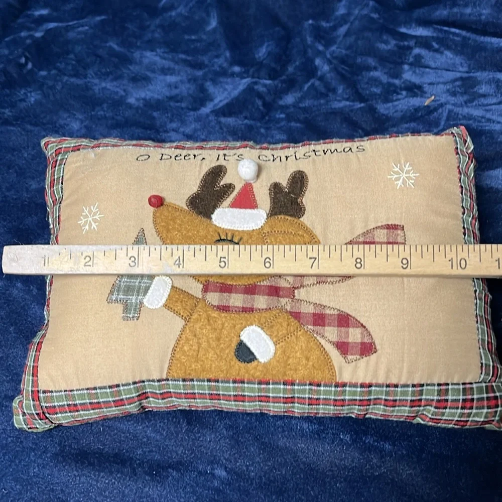 Reindeer Christmas Pillow